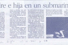 Madre e hija en un submarino