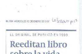 Reeditan libro sobre la vida elquina de Gabriela Mistral