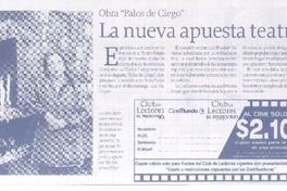 La Nueva apuesta teatral