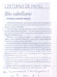 Rito sabelliano