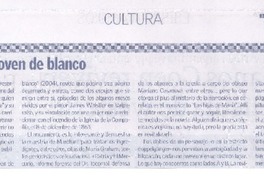 Marchant y la joven de blanco