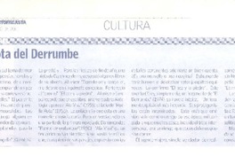 Una anécdota del derrumbe