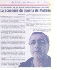 La economía de guerra de Mellado