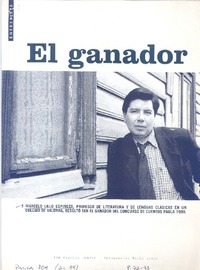 El ganador  [artículo] Marcelo Lillo Espinoza