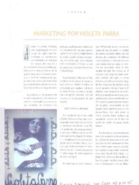 Marketing por Violeta Parra  [artículo] Víctor Fuentes Besoaín