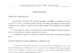 Homenaje a Jorge Millas  [artículo] Edison Otero.