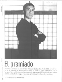 El premiado  [artículo] Carolina Díaz.