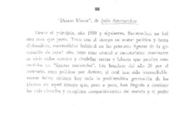 Diario morir".  [artículo]