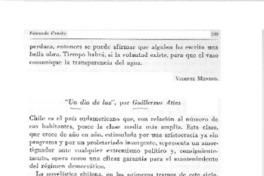 "Un día de luz"  [artículo] Yerko Moretic.