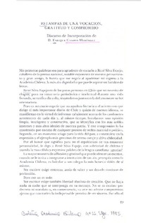 Estampas de una vocación gratitud y compromiso  [artículo] Enrique Campos Menéndez.