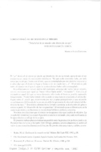 Lorca y Dalí: El Retrato en la mirada  [artículo] Mariela Insúa Cereceda.