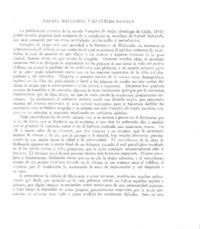 Rafael Maluenda y su última novela  [artículo] Raúl Silva Castro.