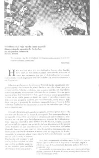 El silencio al rojo rueda como un sol", discurriendo a partir de Endechas de Alejandra Pizarnik  [artículo] Marina Arrate.