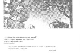 El silencio al rojo rueda como un sol", discurriendo a partir de Endechas de Alejandra Pizarnik  [artículo] Marina Arrate.