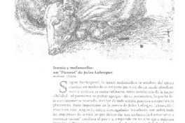 Ironía y melancolía, un "Pierrot" Jules Laforgue  [artículo] Andrés Claro.
