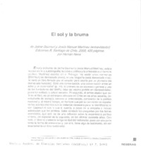 El sol y la bruma  [artículo] Hernán Neira.