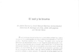 El sol y la bruma  [artículo] Hernán Neira.