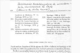 Diccionario bibliográfico de mienbros de la Universidad de Chile  [artículo]