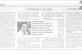 Chilenos a la vela  [artículo] Leonardo Sanhueza.