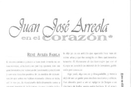 Juan José arreola en el corazón  [artículo] René Avilés Fabila.