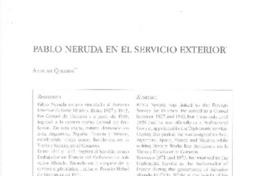 Pablo Neruda en el Servicio Exterior  [artículo] Abraham Quezada