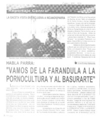 Habla Parra: "Vamos de la farándula a la pornocultura y al basurete"  [artículo]Juan Carlos Edwards