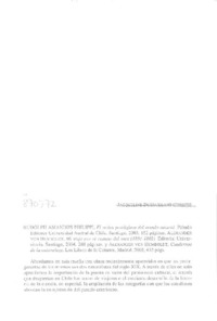 El orden prodigioso del mundo natural  [artículo] Rafael Sagredo Baeza