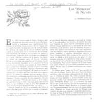 Las "Memorias" de Neruda  [artículo] Guillermo Araya.