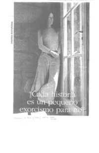 Cada historia es un pequeño exorcismo para mí [entrevista] [artículo] Max Campino.