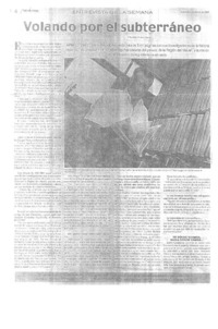 Volando por el subterráneo (entrevista)  [artículo] Ernesto Bravo Pezoa.