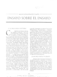 Ensayo sobre el ensayo  [artículo]Renato Carmona Flores.