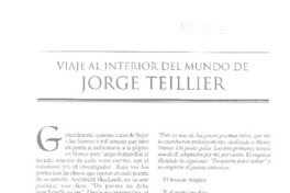 Viaje al interior del mundo de Jorge Teillier  [artículo]Francisco Véjar.