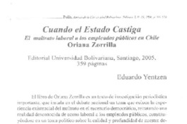 Cuando el espado castiga  [artículo] Eduardo Yentzen.
