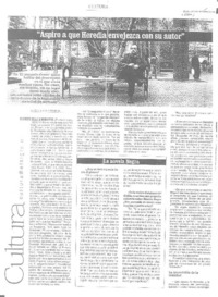 "Aspiro a que Heredia envejezca con su autor" (entrevista)  [artículo] Felipe Reyes F.