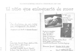 El Niño que enloqueció de amor  [artículo].