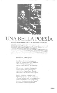 Una Bella poesía  [artículo].