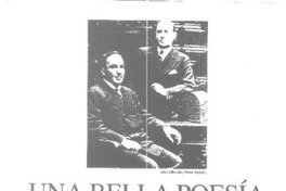 Una Bella poesía  [artículo].