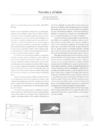 Neruda y el hielo  [artículo]Rafael Gumucio.