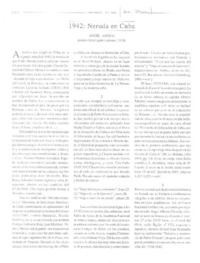 1942: Neruda en Cuba  [artículo]Angel Augier.