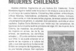 Mujeres chilenas  [artículo] Alejandro Lavquen.