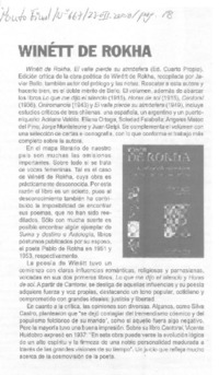Winnét de Rokha  [artículo].