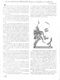 El poeta, el hombre y el académico  [artículo] Rodrigo Soto.