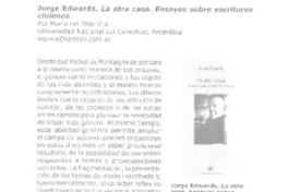 La otra casa  [artículo] María del Pilar Vila.