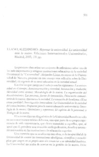 Repensar la universidad  [artículo] Rodolfo Mauricio Bicocca Gino.