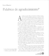 Palabras de agradecimiento  [artículo] Sergio Ramírez.