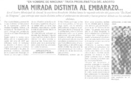 Una mirada distinta al embarazo--  [artículo].