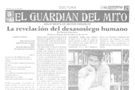 La revelación del desasosiego humano  [artículo] Mariela Silva Salas.