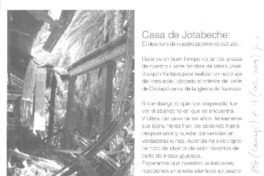 Casa de Jotabeche  [artículo].