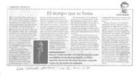 El tiempo que se fuma  [artículo] Vicente Montañés.