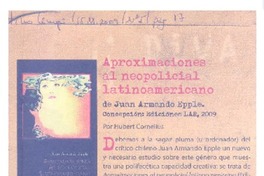 Aproximaciones al neopolicial latinoamericano  [artículo].